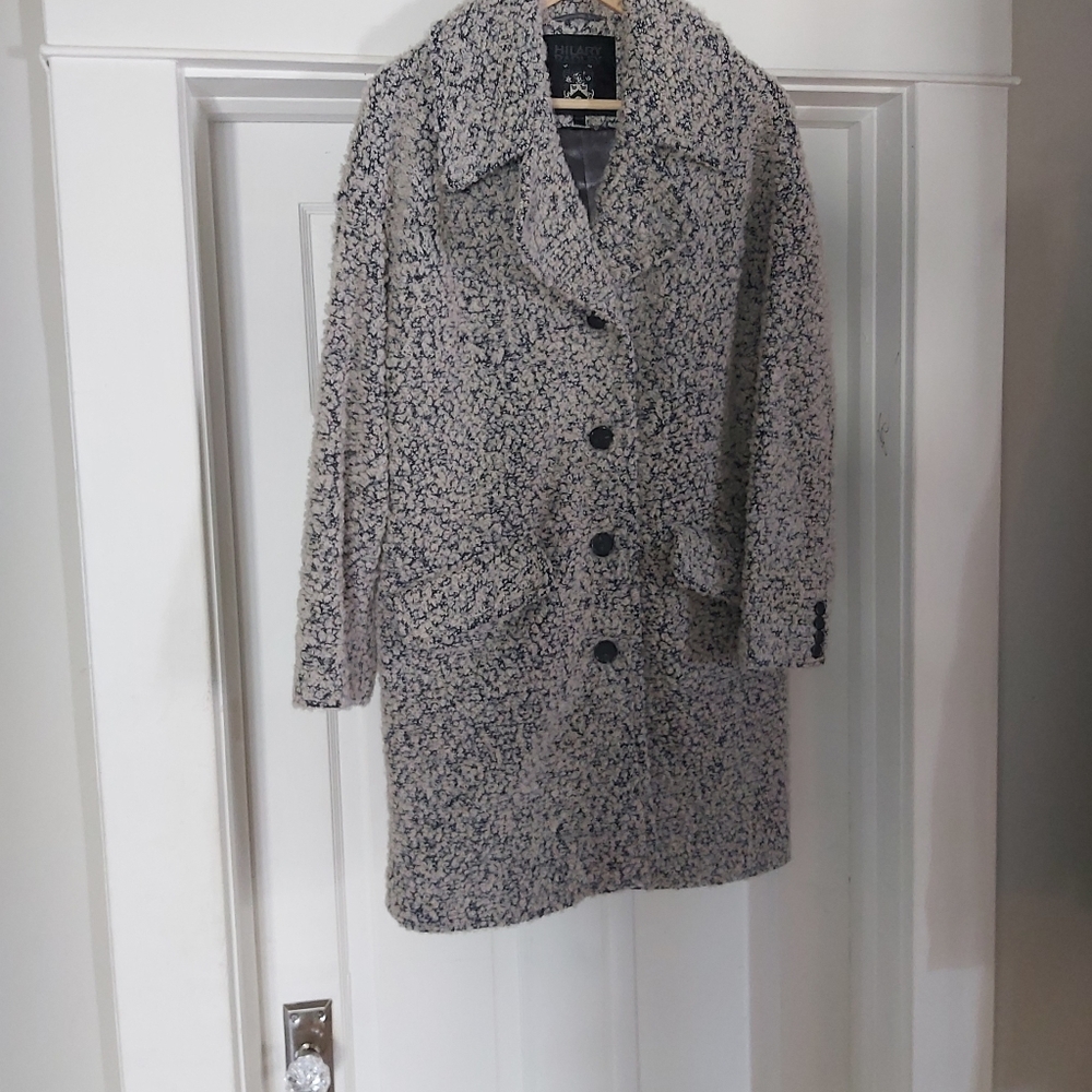 Wool Bouclé Coat